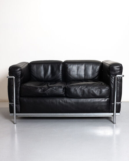 Le Corbusier, ‘LC2 Couch / Canapé deux places vintage Lc2 en cuir et acier tubulaire pour Cassina’, 1928