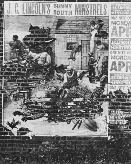 Walker Evans, ‘Minstrel Poster, Alabama’, 1936