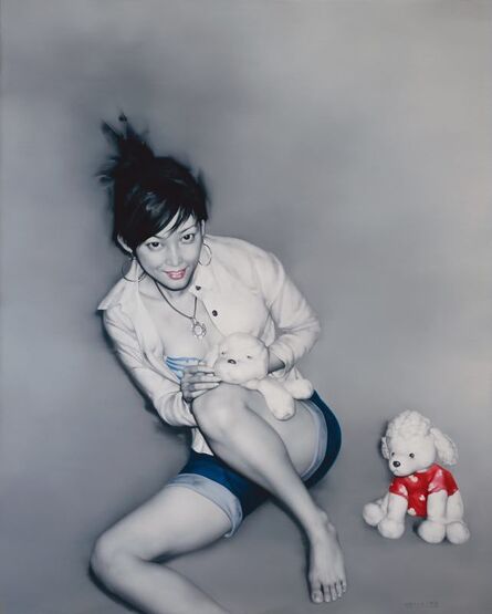 He Sen, ‘Girl with Soft Toys ’