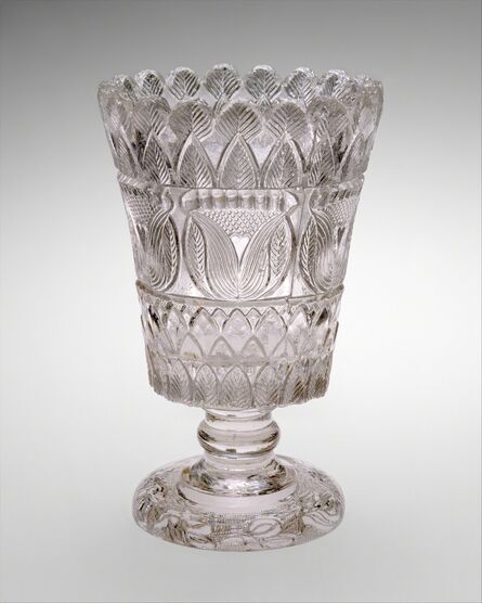 Attributed to Boston & Sandwich Glass Company, ‘Celery vase’, 1827–1835