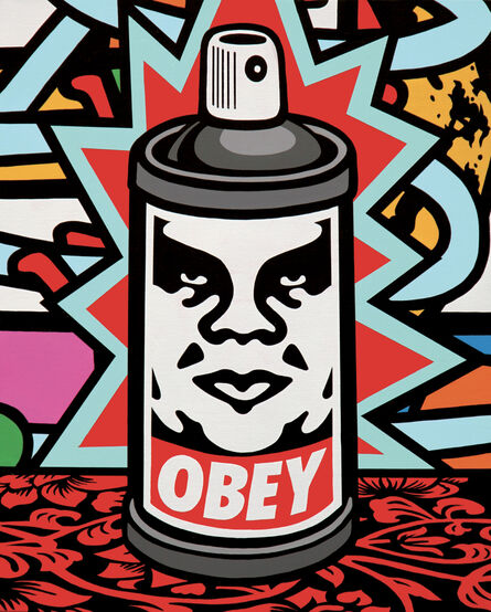 Speedy Graphito, ‘Obey Spray Can’, 2020