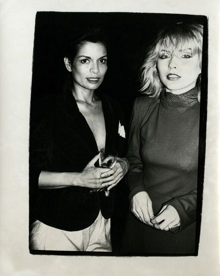 Andy Warhol, ‘Andy Warhol, Photograph of Bianca Jagger & Debbie Harry (Blondie) circa 1985’, ca. 1985