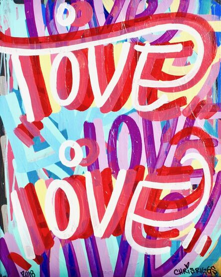 CHRIS RIGGS, ‘Love Canvas 7’, 2018
