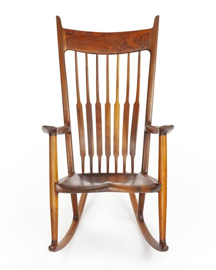 Sam Maloof, ‘Spindle-back rocking chair’, 1981