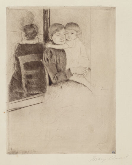 Mary Cassatt, ‘The Mirror’, ca. 1891