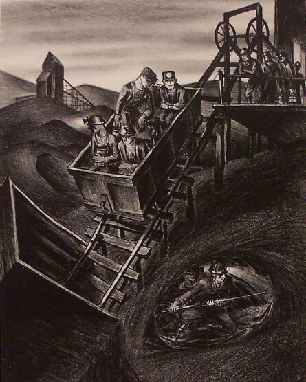 Harry Sternberg, ‘Slope Mine’, 1937