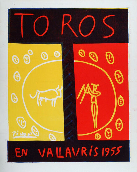 Pablo Picasso, ‘Toros en Vallauris 1955’, 1955