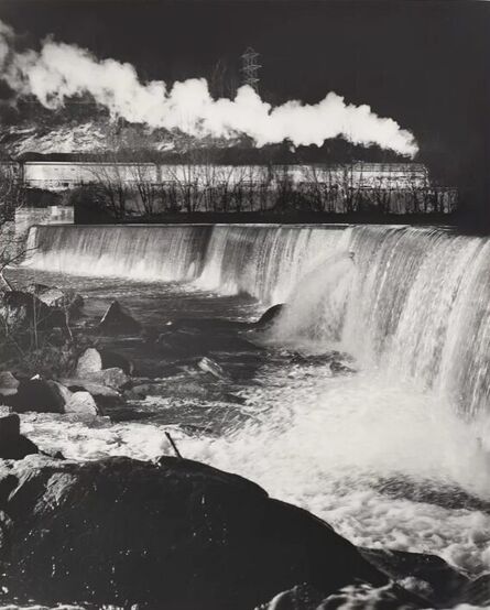 O. Winston Link, ‘Gooseneck Dam on the Maury River with Train No. 2, Near Buffalo Forge, Virginia ’, 1956