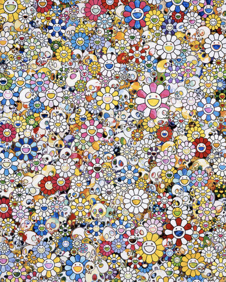 Takashi Murakami, ‘Skulls & Flowers Multicolor’, 2020