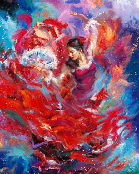 Blend Cota, ‘Flamenco - Original Painting’, 2017