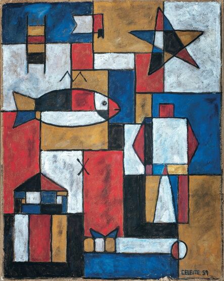 Celeste Núñez, ‘Constructivo colores primarios’, 1959