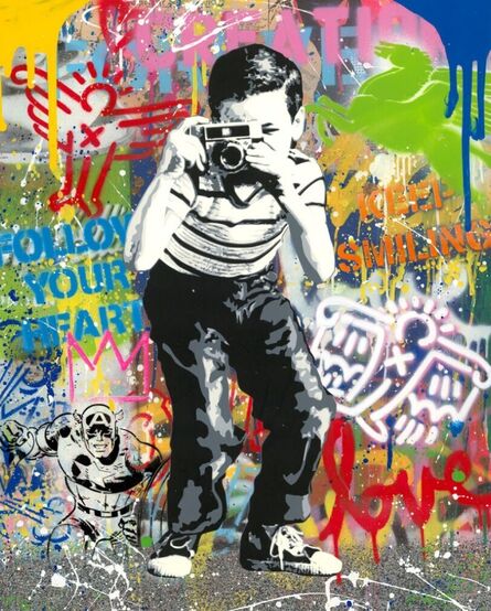Mr. Brainwash, ‘Smile - Follow your Dreams with Keith Haring Icon - Mr. Brainwash Art Museum opened in december 2022.’, 2021