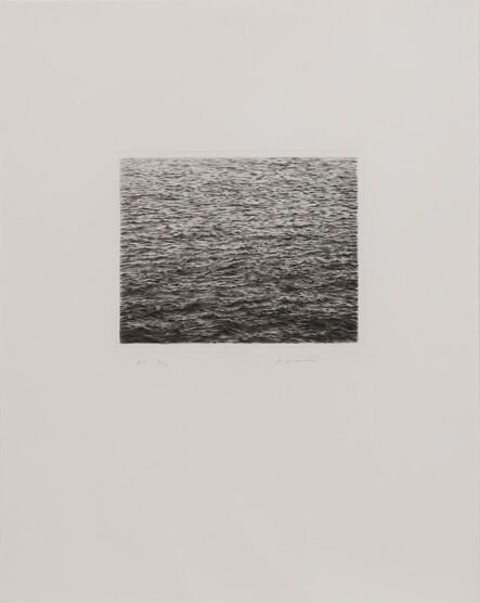Vija Celmins, ‘Drypoint - Ocean Surface (Second State)’, 1985