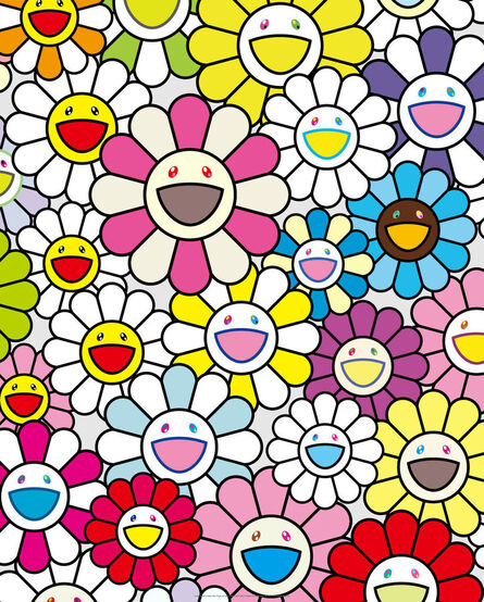 Takashi Murakami, ‘A little Flower Painting:Pink, Purple, and Many Other Colors’, 2017