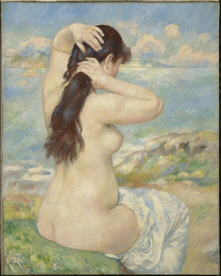 Pierre-Auguste Renoir, ‘Bather Arranging Her Hair’, 1885