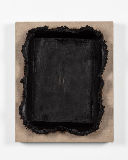 Andrew Dadson, ‘Black Restretch With Soil (East Vancouver)’, 2019