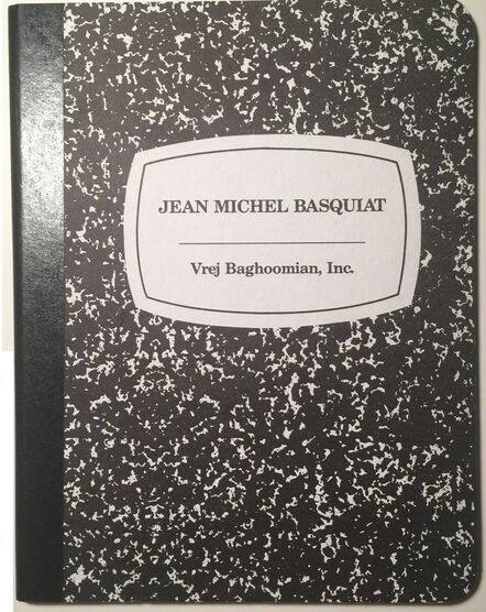 Jean-Michel Basquiat, ‘“Jean-Michel Basquiat, Edition Baghoomian, Inc.”, 1989, Edition of 1000, Notebook ’, 1989