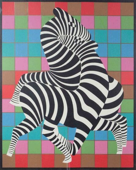 Victor Vasarely, ‘Zebra Zambo’, 1980s