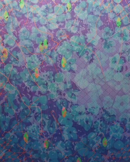 Hidenori Ishii, ‘Nostalgia V (green/purple)’, 2016