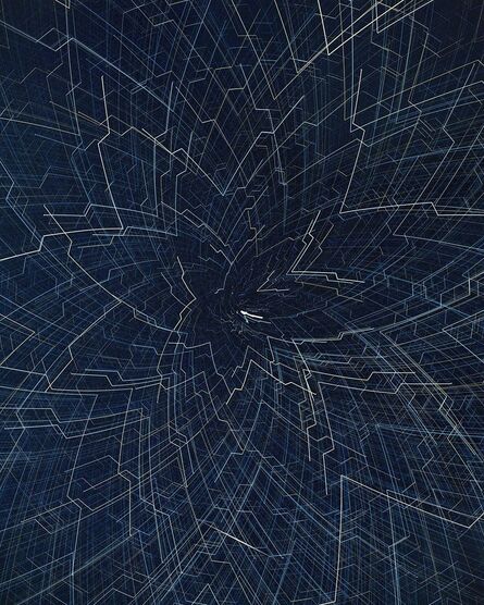 James Nizam, ‘Drawing with Starlight (Crown)’, 2018