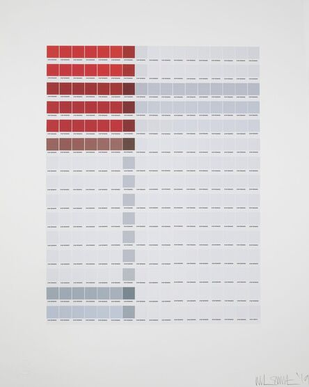 Nick Smith, ‘Mondrian - composition (A) en Rouge et Blanc’, 2019