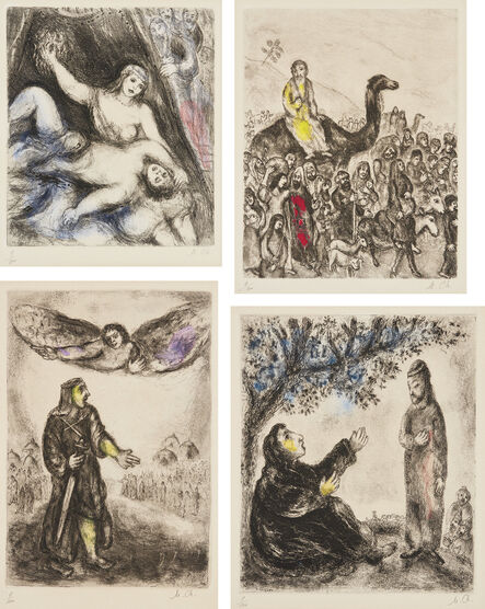 Marc Chagall, ‘The Bible: plates 24; 46; 52 and 56’, 1931-39