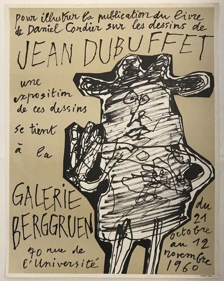 Jean Dubuffet, ‘Galerie Berggruen’, 1960
