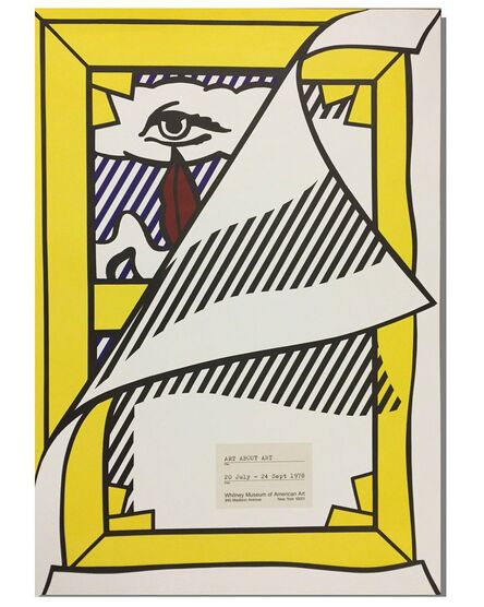 Roy Lichtenstein, ‘"Art About Art", Whitney Museum of American Art, Exhibition COLLAGE Poster’, 1978