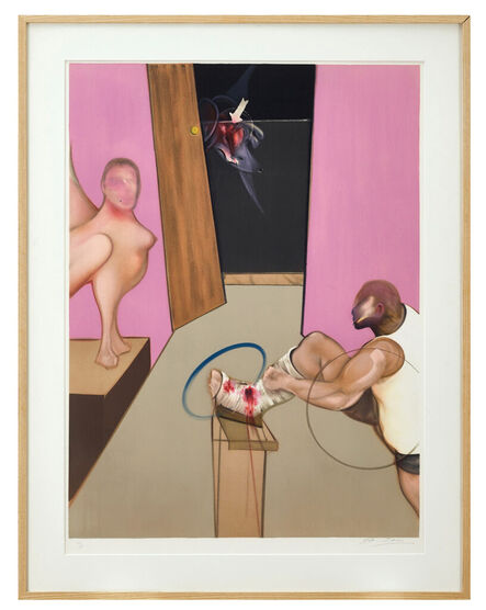 Francis Bacon, ‘  Oedipus and the Sphinx after Ingres’, 1984