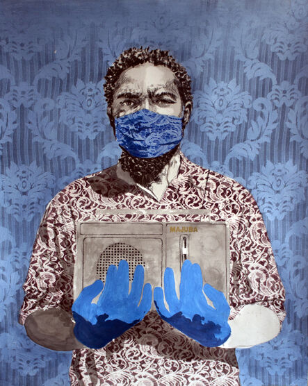 Bambo Sibiya, ‘Quarantine Partner (Framed)’, 2020