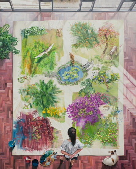 Bae Joon Sung, ‘The Costume of Painter - at the studio- garden field 3’, 2021