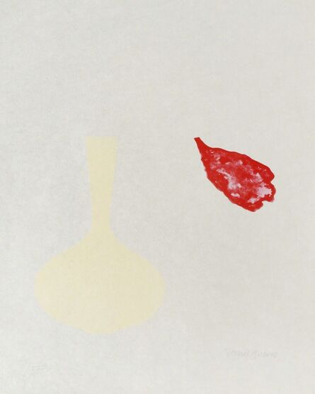 Derrick Greaves, ‘Vase and Falling Petal from Europaeische Graphik VII’, 1971