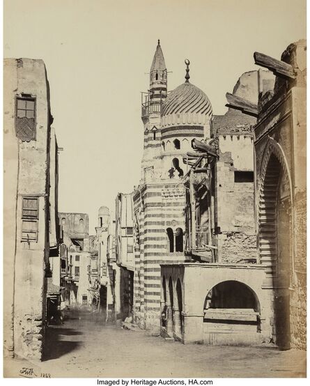 Francis Frith, ‘Street View in Cairo from the album Egypt, Sinai, and Jerusalem: A Series of Twenty Photographic Views’, 1858