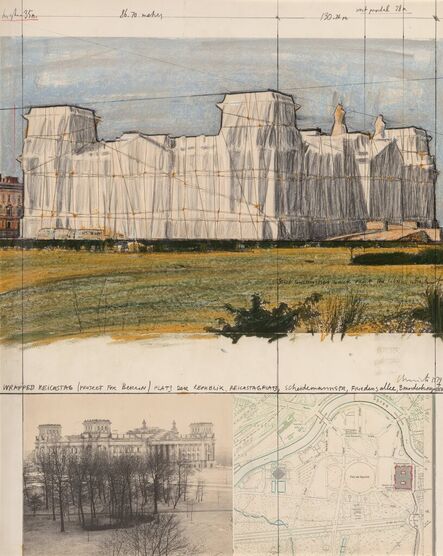 Christo, ‘Wrapped Reichstag (Project for Berlin)’, 1979