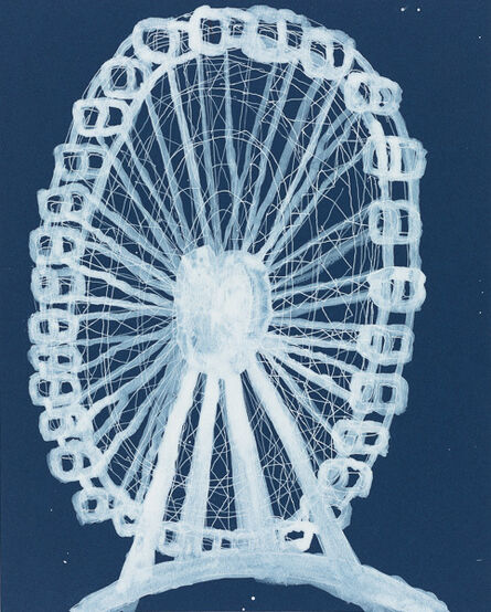 Camille Holvoet, ‘Midnight Ferris Wheel in Seattle’, 2015