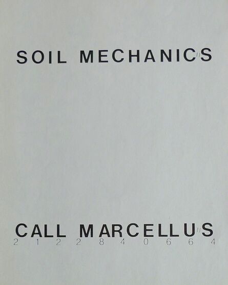 Richard Prince, ‘Soil Mechanics’, 1978