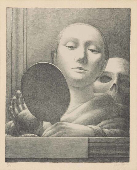 George Tooker, ‘The Mirror (G. 4)’, 1978