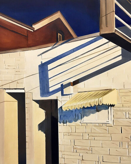 Allan Gorman, ‘Shadows on a Kearny Building’, 2020