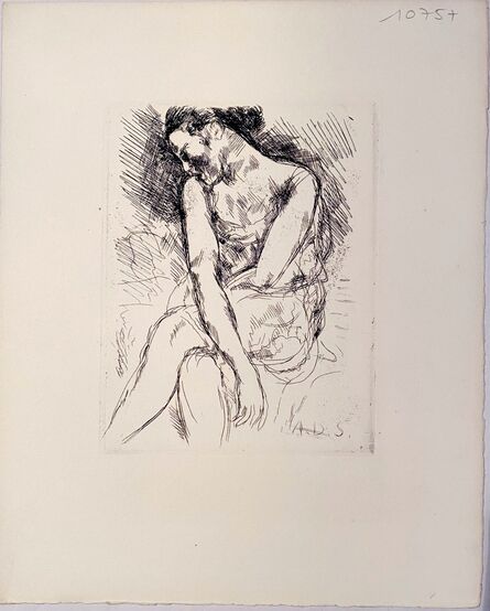 André Dunoyer de Segonzac, ‘Femme’, ca. 1930