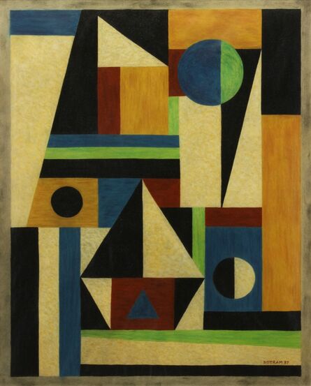 Emil Bisttram, ‘Transcendental Abstraction’, 1937