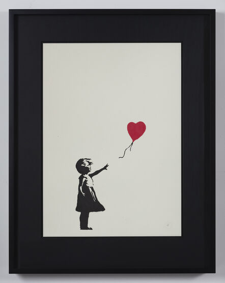 Banksy, ‘Girl with Balloon (Heart)’, 2004