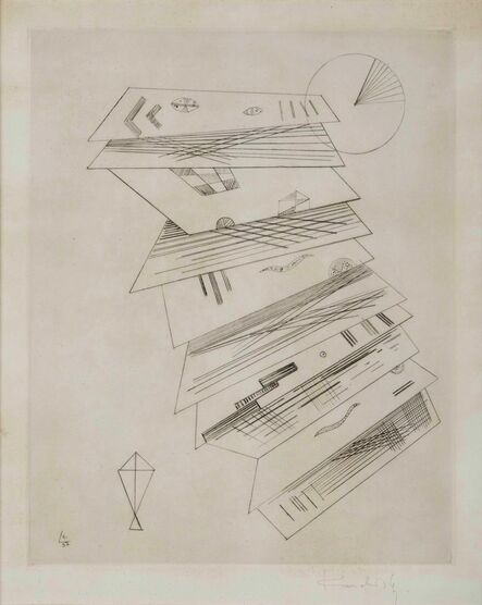 Wassily Kandinsky, ‘Zweite Radierung Fur Editions Cahiers D'Art’, 1932