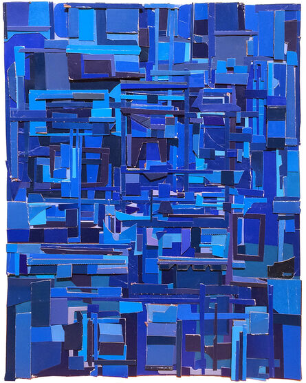 Matt Gonzalez, ‘Geography in blue’, 2014