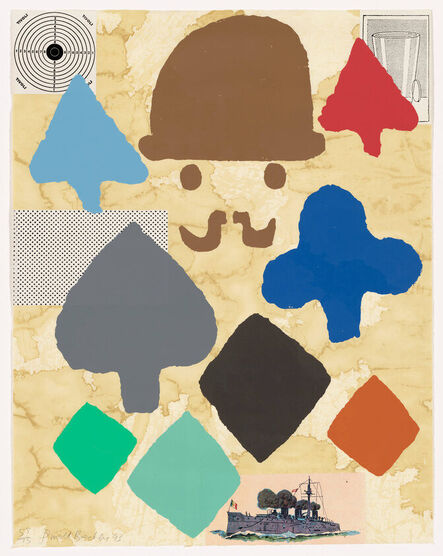 Donald Baechler, ‘"Brown Hat"’, ca. 1993