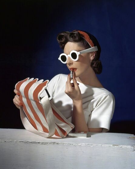 Horst P. Horst, ‘Muriel Maxwell, Ensemble by Sally Victor, Bag by Paul Flato, Sunglasses by Lugene’, 1939