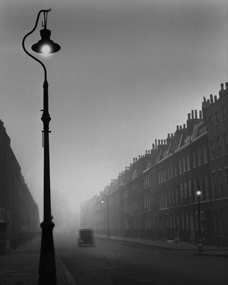 René Groebli, ‘London, Lonely Street with Car, London (no. 1208)’, 1949