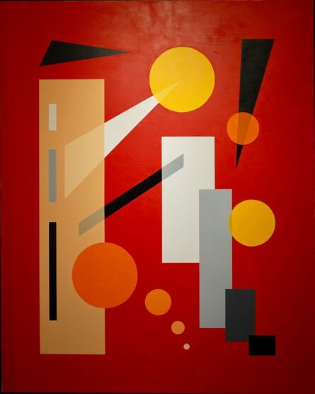 Jaro, ‘Abstract Universe Composition In Red’, 2013