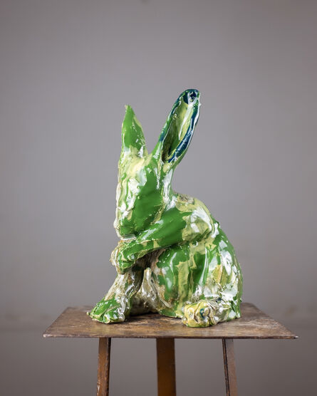 Marina Le Gall, ‘Green rabbit’, 2019