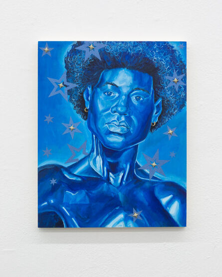 Anthony Peyton Young, ‘Blue Gaze: Creation From The Cosmos’, 2022
