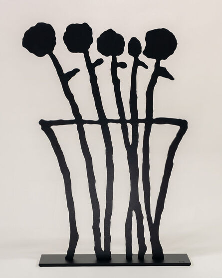 Donald Baechler, ‘Black Flowers’, 2019
